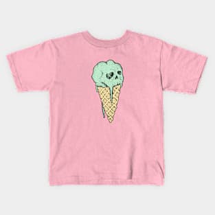 Ice cream skull Kids T-Shirt